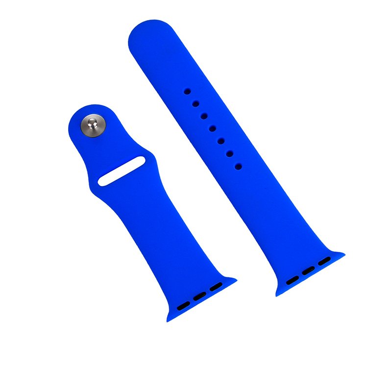 Correa COOL para Apple Watch Series 1 / 2 / 3 / 4 / 5 / 6 / 7 / SE (38 / 40 / 41 mm) Goma Azul - Image 3