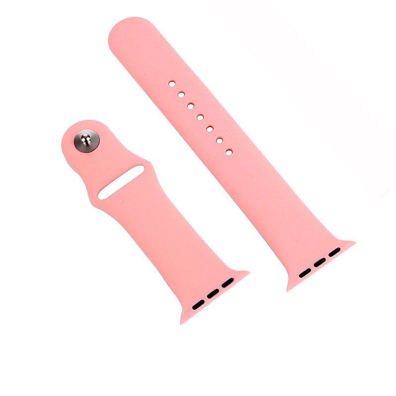 Correa COOL para Apple Watch Series 1 / 2 / 3 / 4 / 5 / 6 / 7 / SE (42 / 44 / 45 mm) Goma Rosa - Image 3
