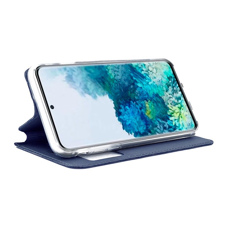 Funda COOL Flip Cover para Samsung G985 Galaxy S20 Plus Liso Azul - Image 2