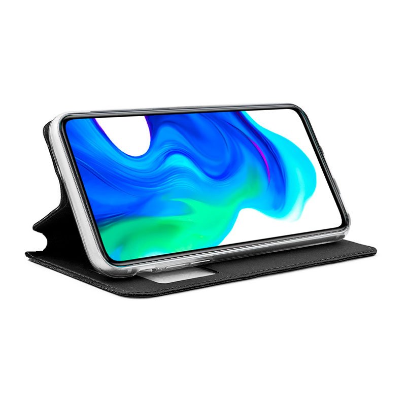 Funda COOL Flip Cover para Xiaomi Pocophone F2 Pro Liso Negro - Image 2