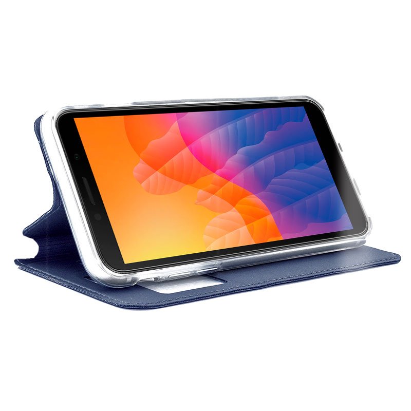 Funda COOL Flip Cover para Huawei Y5p Liso Azul - Image 2