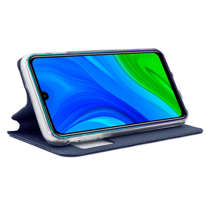 Funda COOL Flip Cover para Huawei P Smart 2020 Liso Azul - Image 2