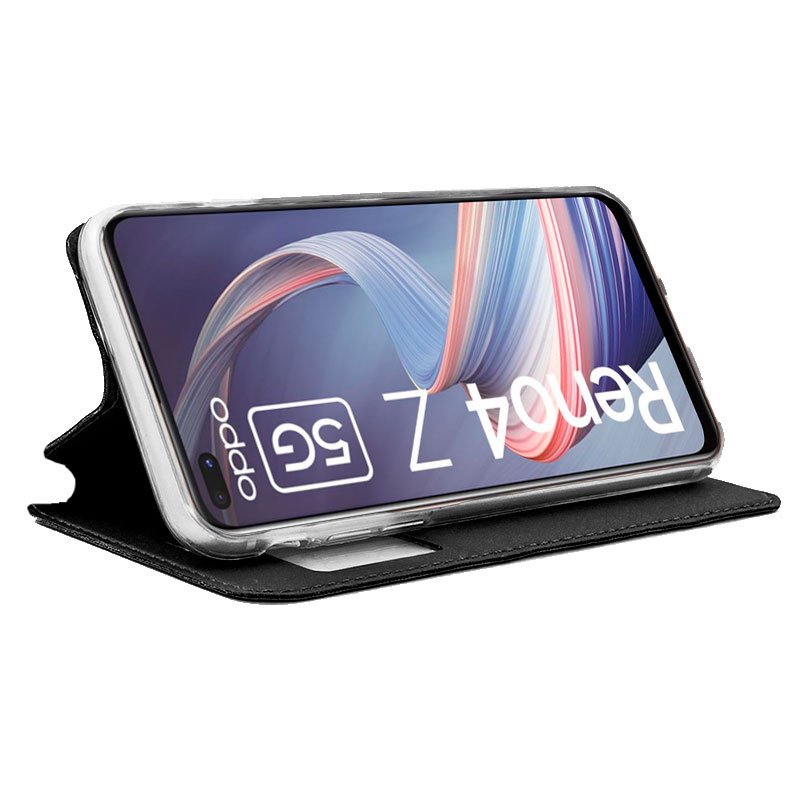 Funda COOL Flip Cover para Oppo Reno 4Z Liso Negro - Image 2