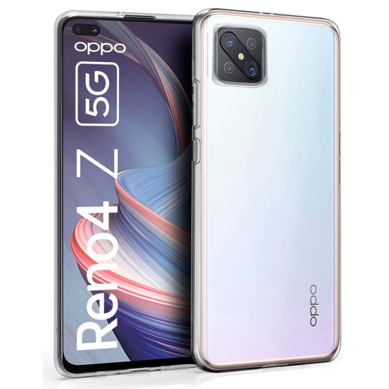 Funda COOL Silicona para Oppo Reno 4Z (Transparente)