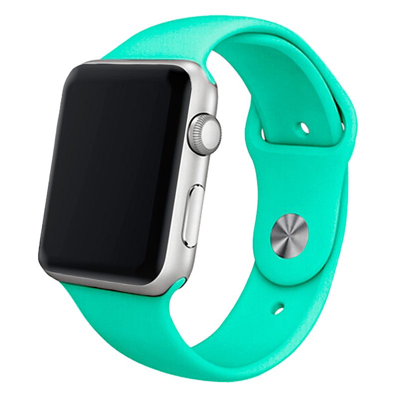 Correa COOL para Apple Watch Series 1 / 2 / 3 / 4 / 5 / 6 / 7 / SE (38 / 40 / 41 mm) Goma Mint