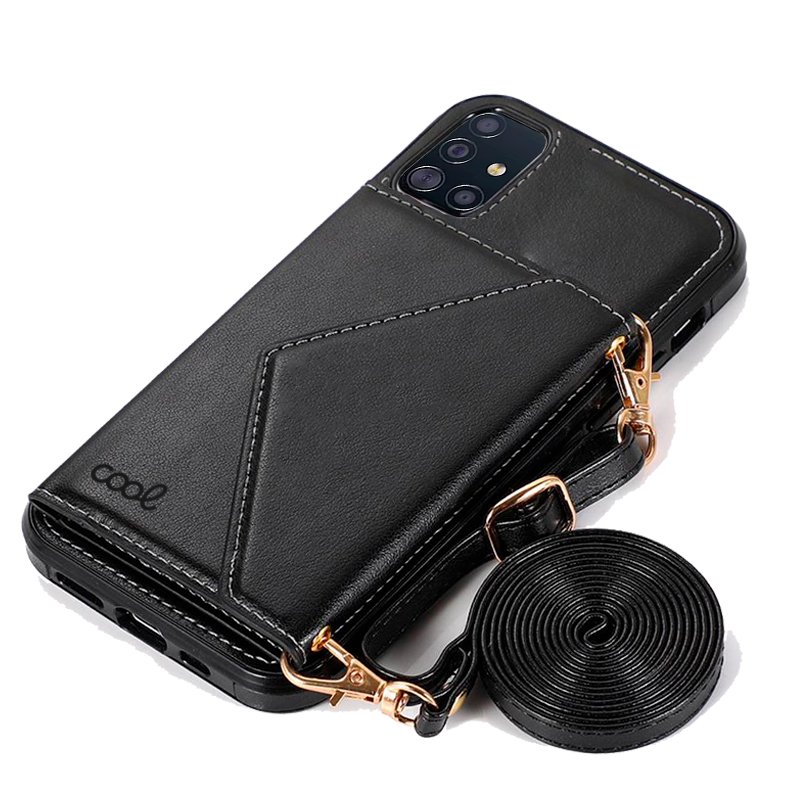 Carcasa COOL para Samsung A515 Galaxy A51 Colgante Wallet Negro - Image 4