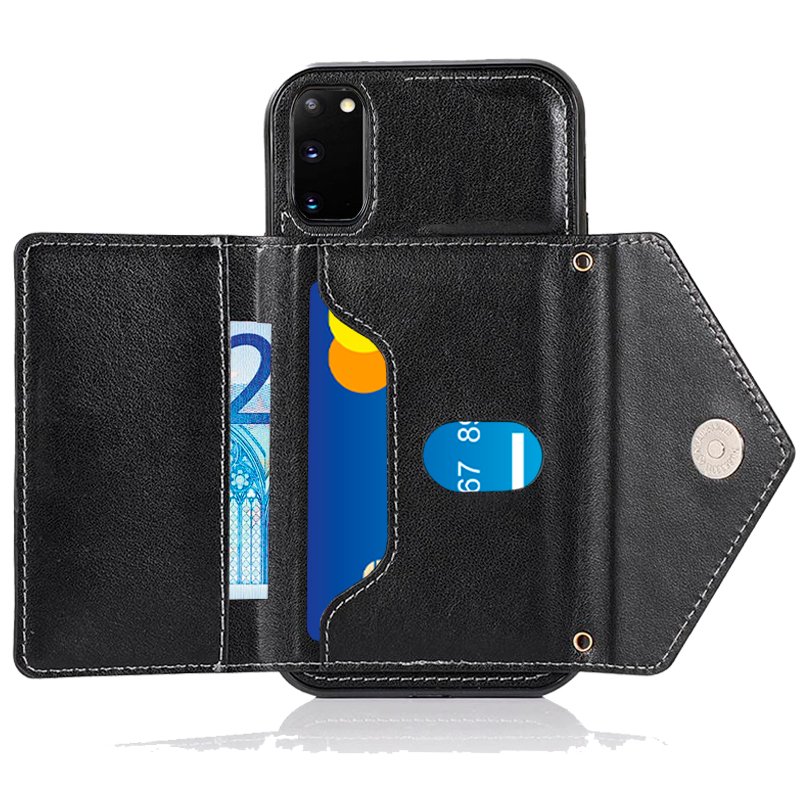 Carcasa COOL para Samsung G980 Galaxy S20 Colgante Wallet Negro - Image 3