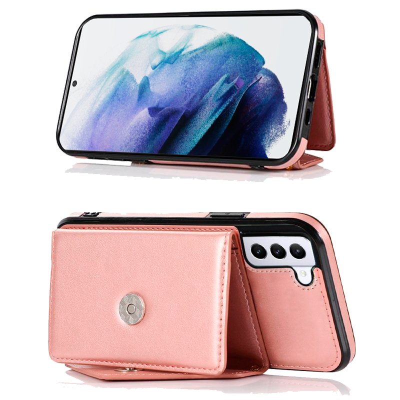 Carcasa COOL para Samsung G996 Galaxy S21 Plus Colgante Wallet Rosa - Image 3