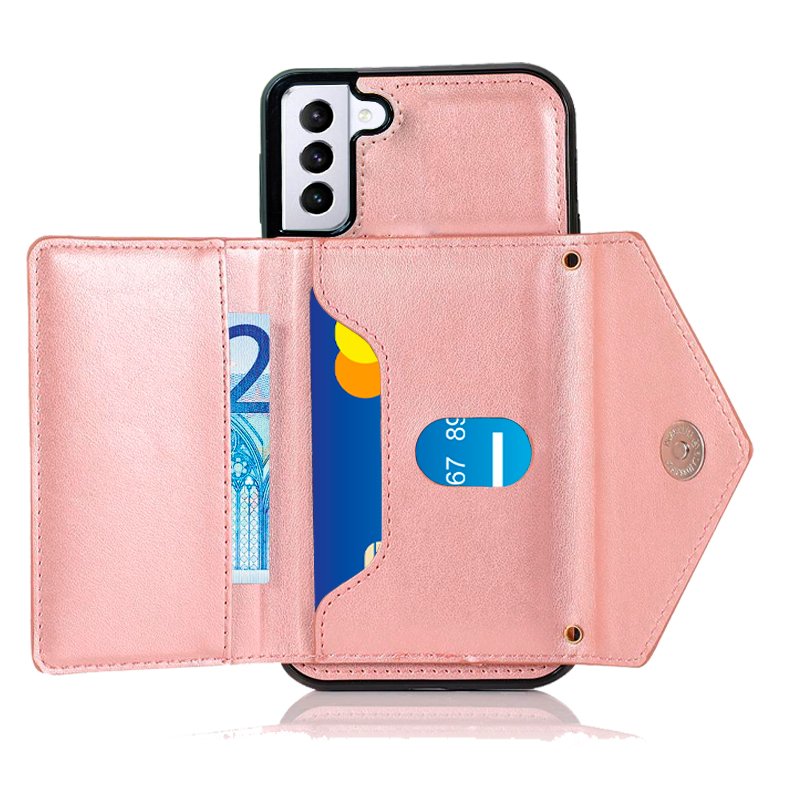 Carcasa COOL para Samsung G996 Galaxy S21 Plus Colgante Wallet Rosa - Image 4