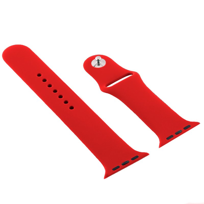 Correa COOL para Apple Watch Series 1 / 2 / 3 / 4 / 5 / 6 / 7 / SE (38 / 40 / 41 mm) Goma Rojo - Image 3
