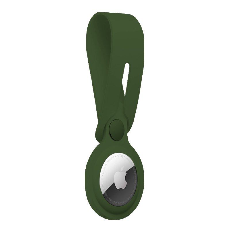 Loop Funda COOL Compatible con AirTag Silicona Verde - Image 3