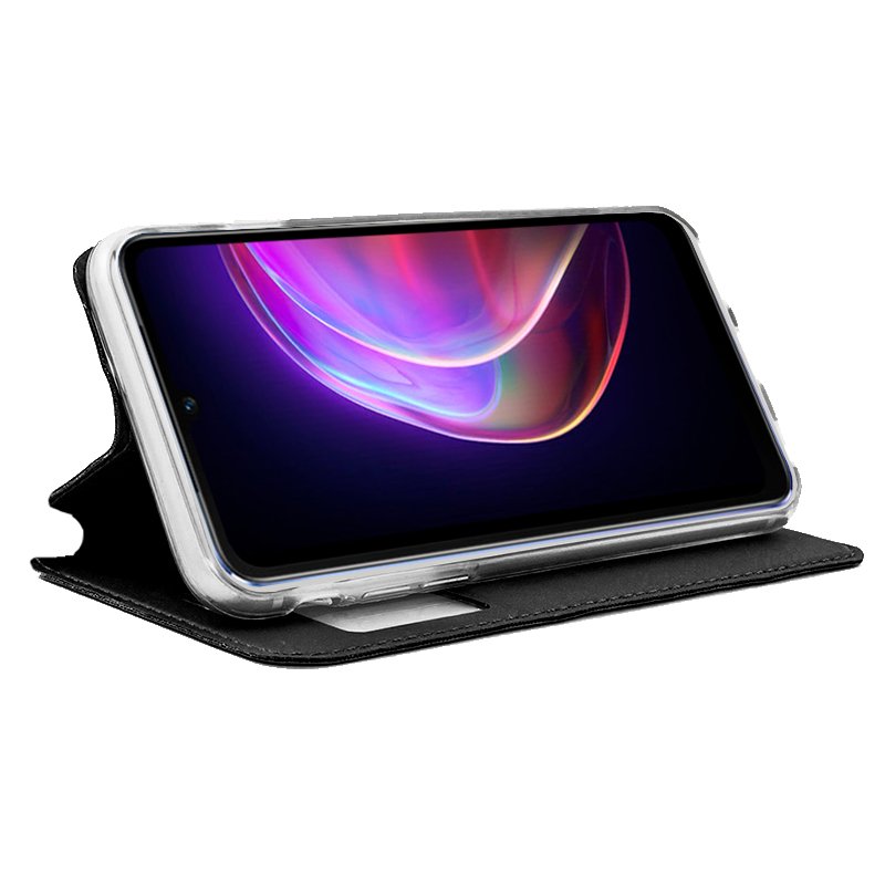 Funda COOL Flip Cover para Vivo V21 5G Liso Negro - Image 2