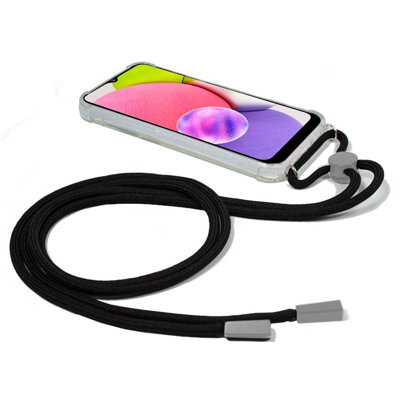 Carcasa COOL para Samsung A037 Galaxy A03s Cordón Negro - Image 2