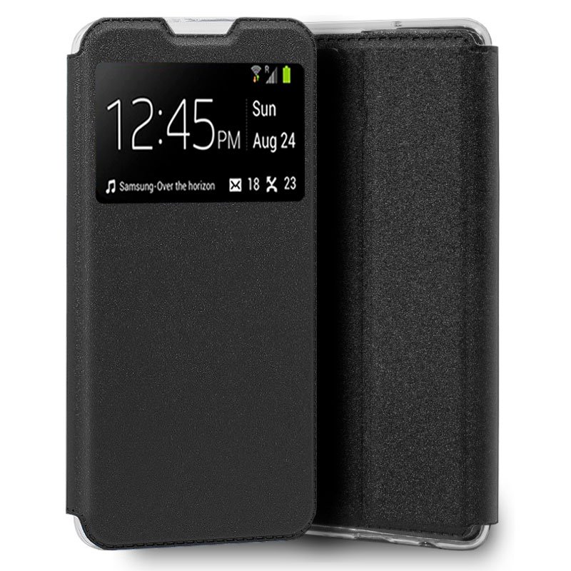 Funda COOL Flip Cover para TCL 20 5G / 20L / 20 L Plus Liso Negro