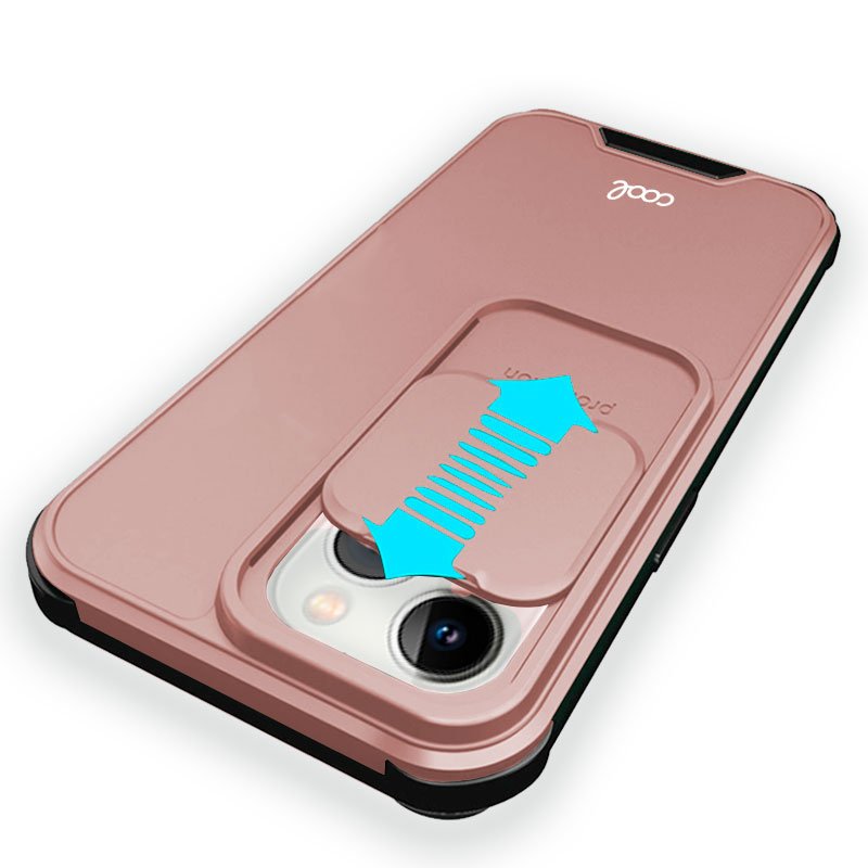 Carcasa COOL para iPhone 13 Pro Hard Camera Rose Gold - Image 2
