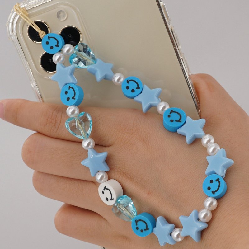Colgante COOL Universal Smartphone Pulsera Strap Blue Stars - Image 2