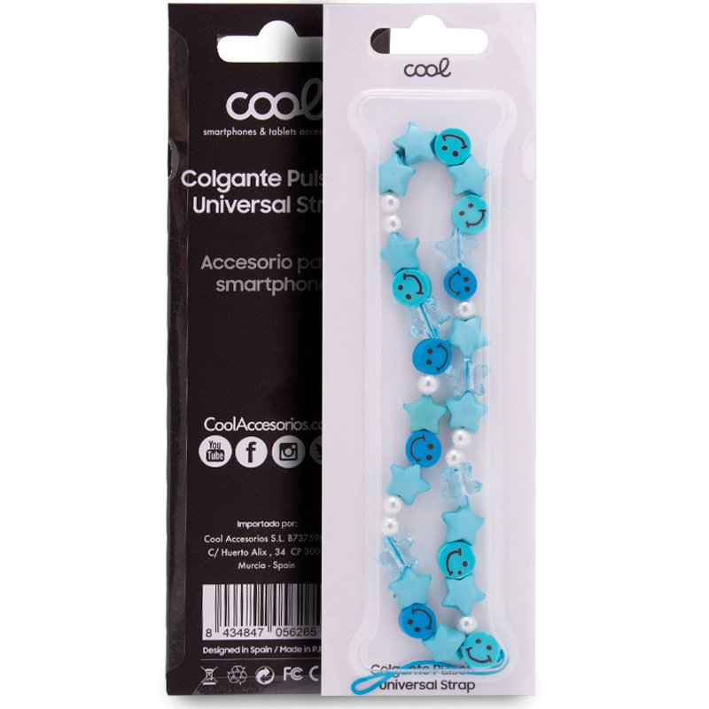 Colgante COOL Universal Smartphone Pulsera Strap Blue Stars - Image 3
