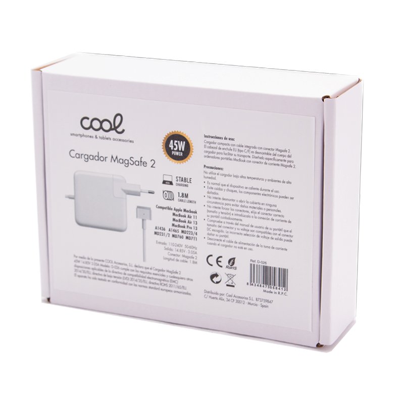 Cargador Universal Red COOL Para Apple MacBook Air - MagSafe 2 (45w) - Image 4