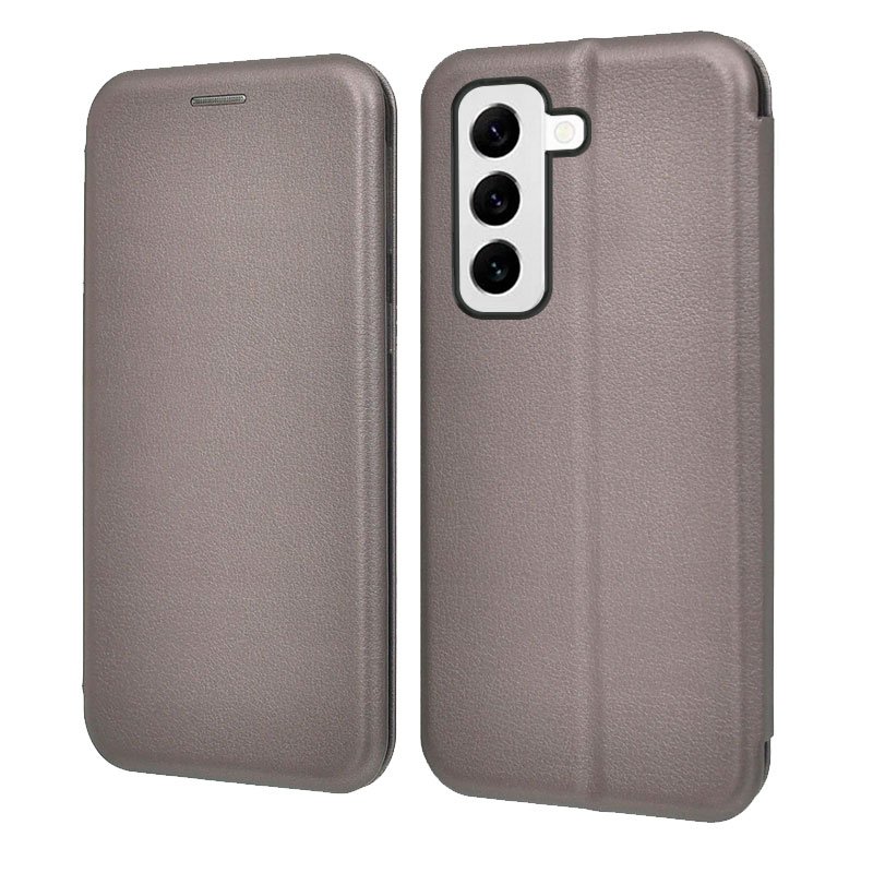 Funda COOL Flip Cover para Samsung S901 Galaxy S22 Elegance Plata - Image 3