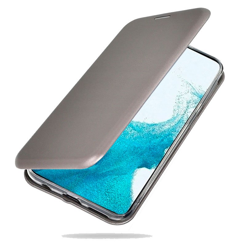 Funda COOL Flip Cover para Samsung S901 Galaxy S22 Elegance Plata - Image 4