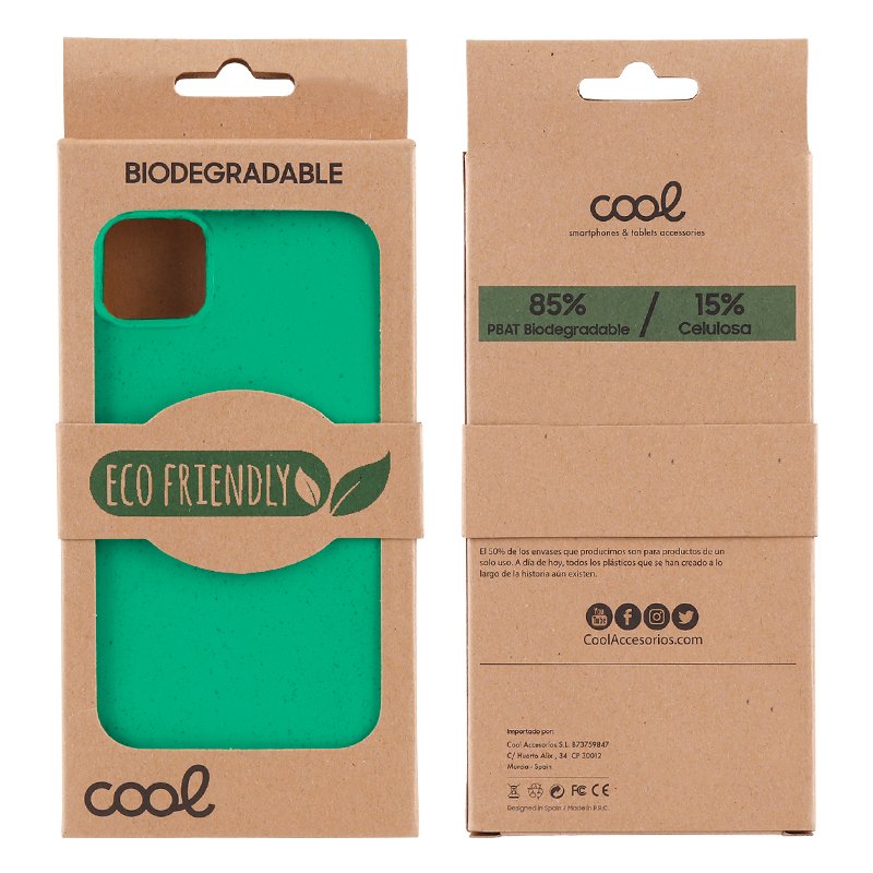 Carcasa COOL para iPhone 12 Pro Max Eco Biodegradable Mint - Image 2