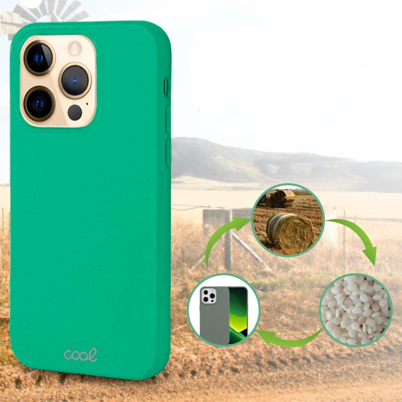 Carcasa COOL para iPhone 12 Pro Max Eco Biodegradable Mint - Image 3