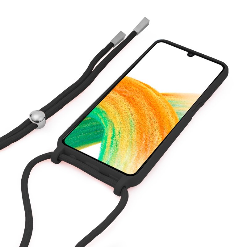 Carcasa COOL para Samsung A336 Galaxy A33 5G Cordón Liso Negro - Image 2