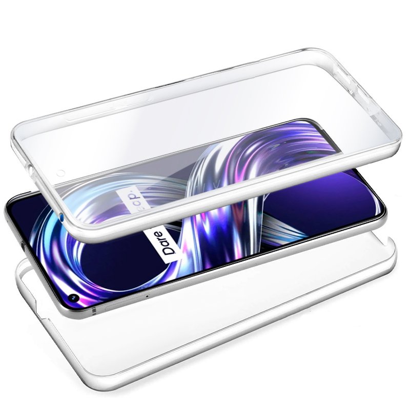 Funda COOL Silicona 3D para Realme 8i / Narzo 50 (Transparente Frontal + Trasera) - Image 2