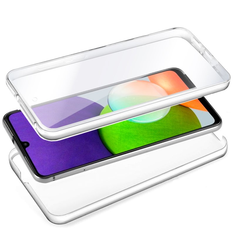Funda COOL Silicona 3D para Samsung A225 Galaxy A22 4G (Transparente Frontal + Trasera) - Image 2