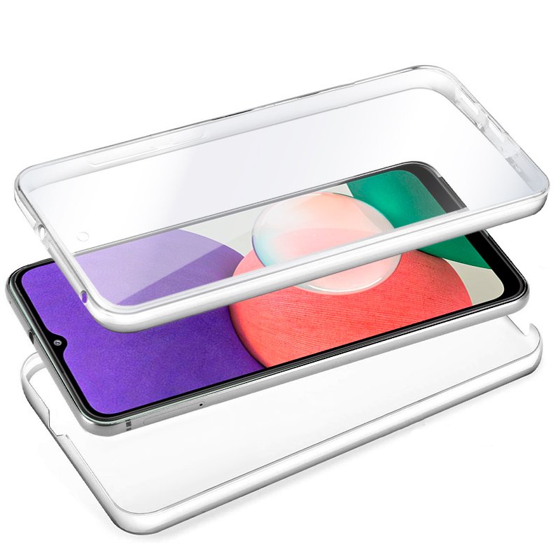 Funda COOL Silicona 3D para Samsung A226 Galaxy A22 5G (Transparente Frontal + Trasera) - Image 2
