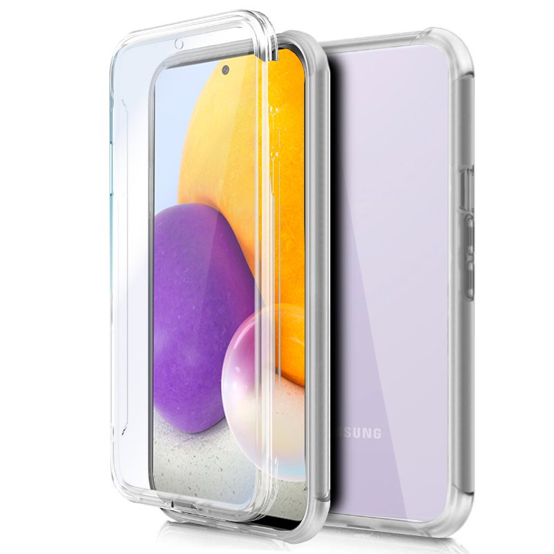 Funda COOL Silicona 3D para Samsung A725 Galaxy A72 (Transparente Frontal + Trasera)