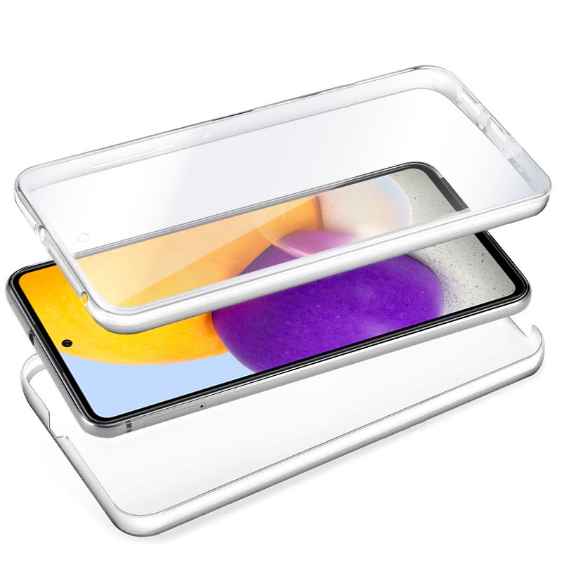 Funda COOL Silicona 3D para Samsung A725 Galaxy A72 (Transparente Frontal + Trasera) - Image 2