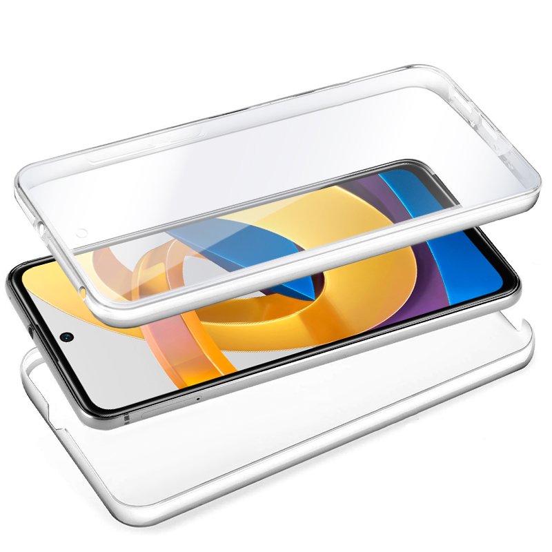 Funda COOL Silicona 3D para Xiaomi Poco M4 Pro 5G / Redmi Note 11S 5G (Transparente Frontal + Trasera) - Image 2