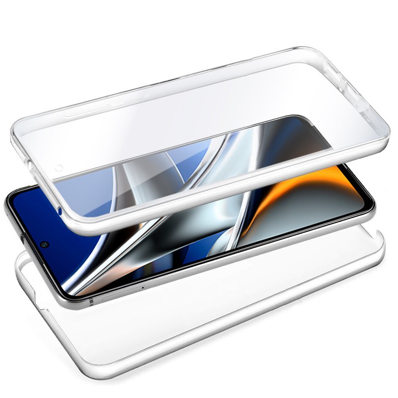 Funda COOL Silicona 3D para Xiaomi Poco X4 Pro 5G (Transparente Frontal + Trasera) - Image 2