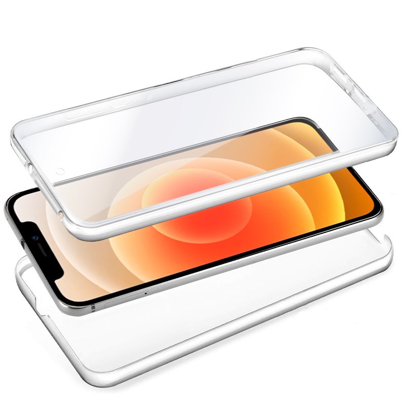 Funda COOL Silicona 3D para iPhone 12 mini (Transparente Frontal + Trasera) - Image 2