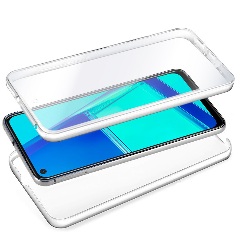 Funda COOL Silicona 3D para Oppo A52 / A72 / A92 (Transparente Frontal + Trasera) - Image 2