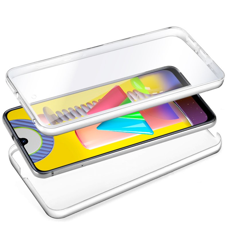 Funda COOL Silicona 3D para Samsung M315 Galaxy M31 (Transparente Frontal + Trasera) - Image 2