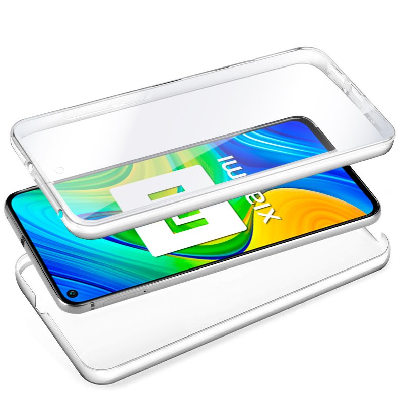Funda COOL Silicona 3D para Xiaomi Redmi Note 9 (Transparente Frontal + Trasera) - Image 2