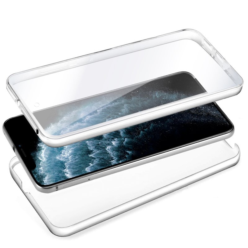 Funda COOL Silicona 3D para iPhone 11 Pro (Transparente Frontal + Trasera) - Image 2