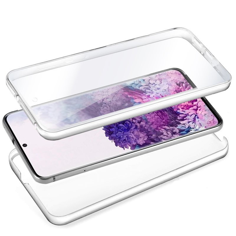 Funda COOL Silicona 3D para Samsung G980 Galaxy S20 (Transparente Frontal + Trasera) - Image 2