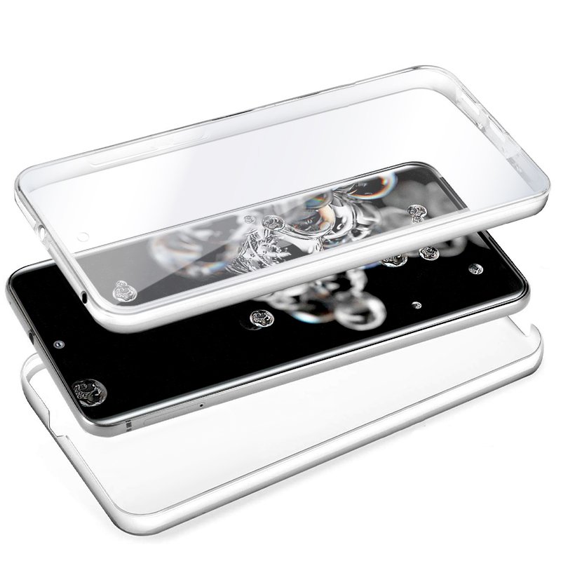 Funda COOL Silicona 3D para Samsung G988 Galaxy S20 Ultra 5G (Transparente Frontal + Trasera) - Image 2