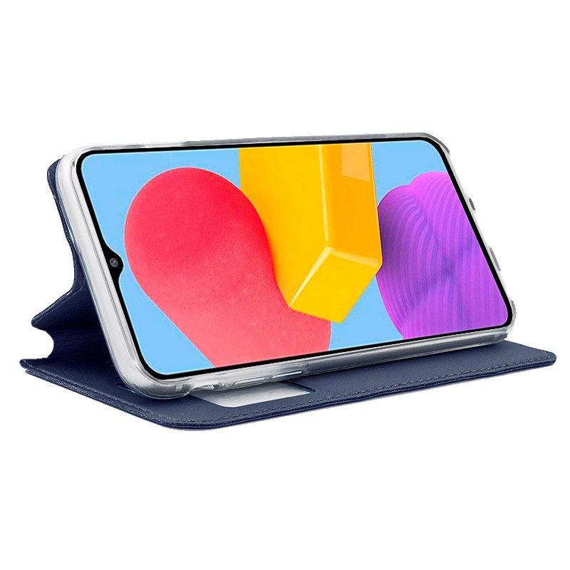 Funda COOL Flip Cover para Samsung M135 Galaxy M13 / A23 5G Liso Azul - Image 2