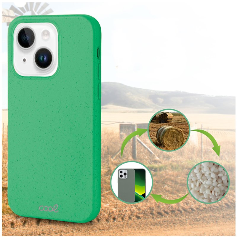 Carcasa COOL para iPhone 14 Plus Eco Biodegradable Mint - Image 2