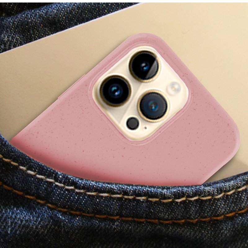 Carcasa COOL para iPhone 14 Pro Max Eco Biodegradable Rosa - Image 4