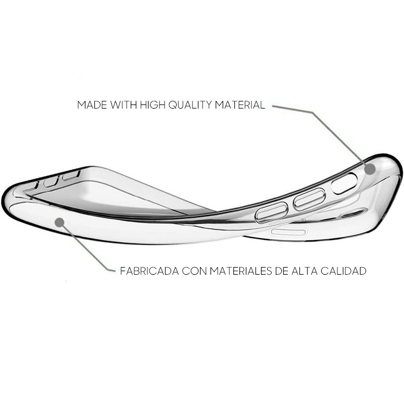 Funda COOL Silicona para Huawei Honor X7 (Transparente) - Image 2