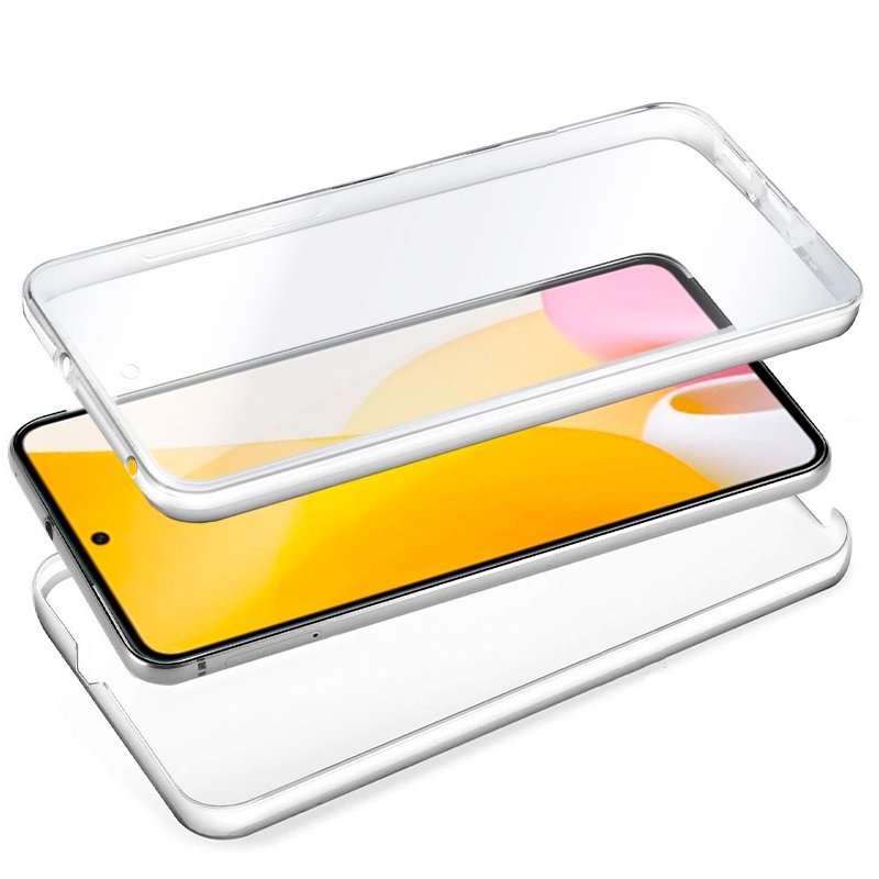 Funda COOL Silicona 3D para Xiaomi 12 Lite (Transparente Frontal + Trasera) - Image 2
