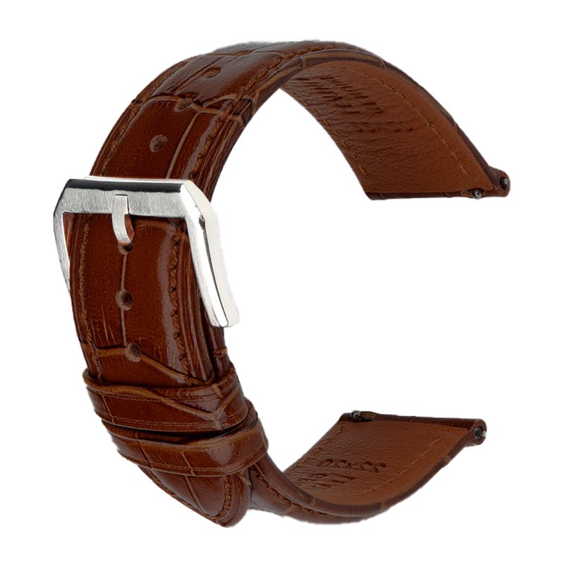 Correa Universal 20mm Amazfit Bip / GTS / Bip Lite / Huawei / Samsung / COOL Oslo Polipiel Marrón - Image 3