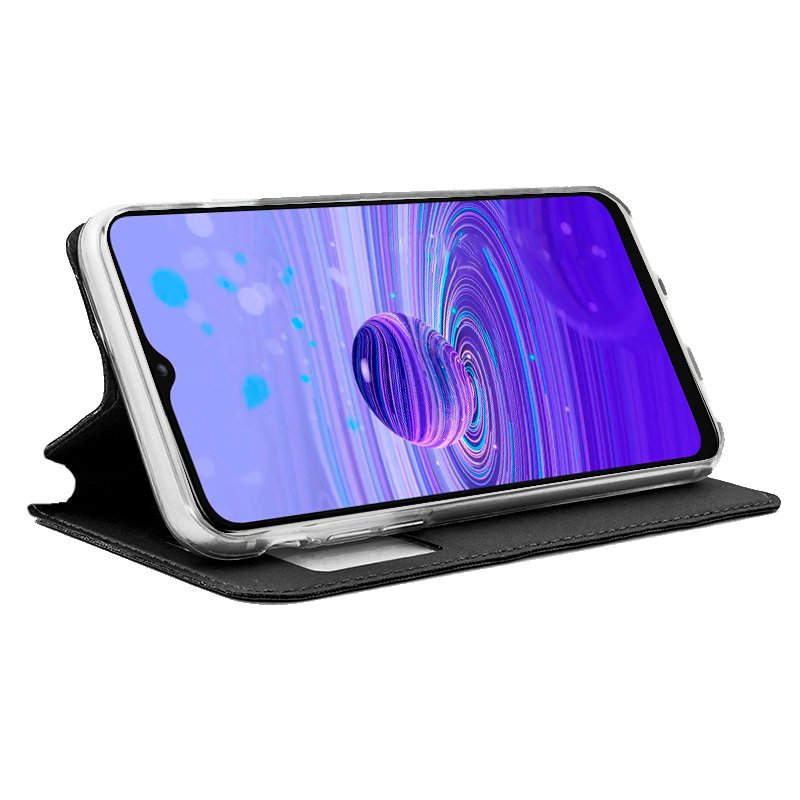 Funda COOL Flip Cover para TCL 40R 5G Liso Negro - Image 2
