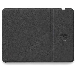Alfombrilla Ratón COOL Mousepad + Base Carga Inalámbrica Qi 15W