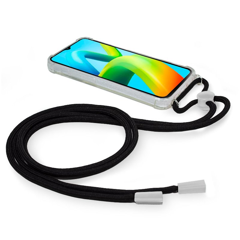 Carcasa COOL para Xiaomi Redmi A1 Plus / A2 Plus Cordón Negro - Image 2